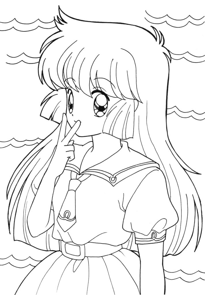 Free Printable Anime Coloring Pages