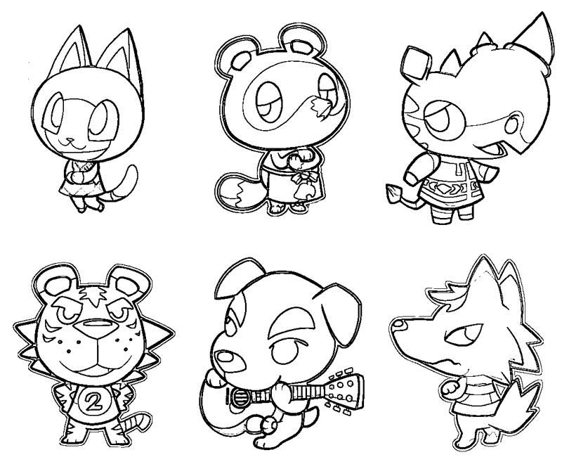 80 Animal Crossing Coloring Pages Marshall Best