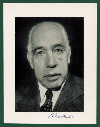 Niels Bohr Autograph (Click for full image)