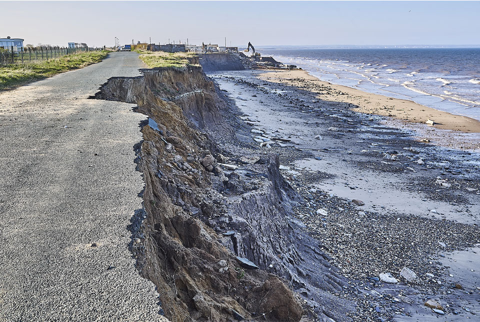 Coastal Erosion at Skipsea on the East Yorkshire Coast. © Matthew J Thomas / iStockphoto