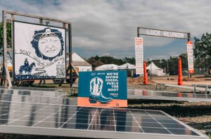 REVERB and Overdrive Solutions' solar setup at Luck Reunion 2024