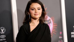 Selena Gomez at "Emilia Perez" at the Opening Night of The American French Film Festival - Arrivals at DGA Theater Complex on October 29, 2024 in Los Angeles, California.