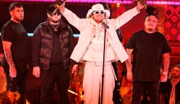 Jesus Ortiz Paz and Fuerza Regida at 2024 Billboard Music Awards in Los Angeles.