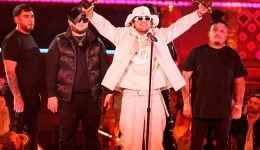 Jesus Ortiz Paz and Fuerza Regida at 2024 Billboard Music Awards in Los Angeles.