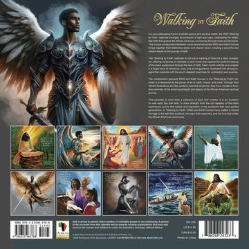 Walking by Faith by Keith Conner: 2025 African American Wall Calendar (Rear)