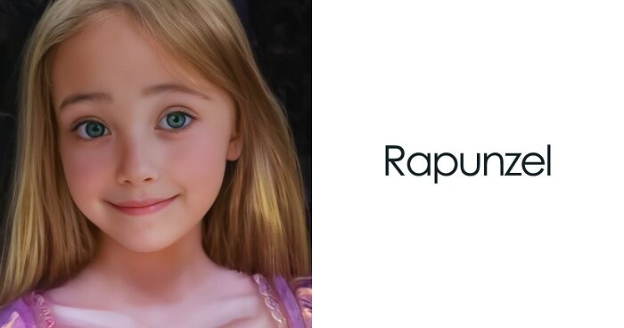 “From 2D To 3D”: I Used AI To See What These 13 Well-Known Disney Princesses Would Look Like As Kids In Real Life, Here's The Result