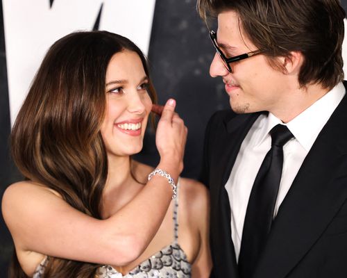 Millie Bobby Brown and Jake Bongiovi on Red Carpet During Movie Premier