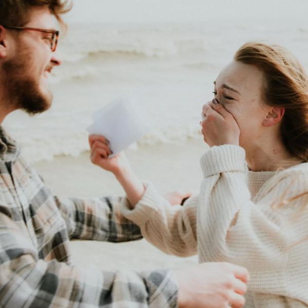 Couple who just got engaged