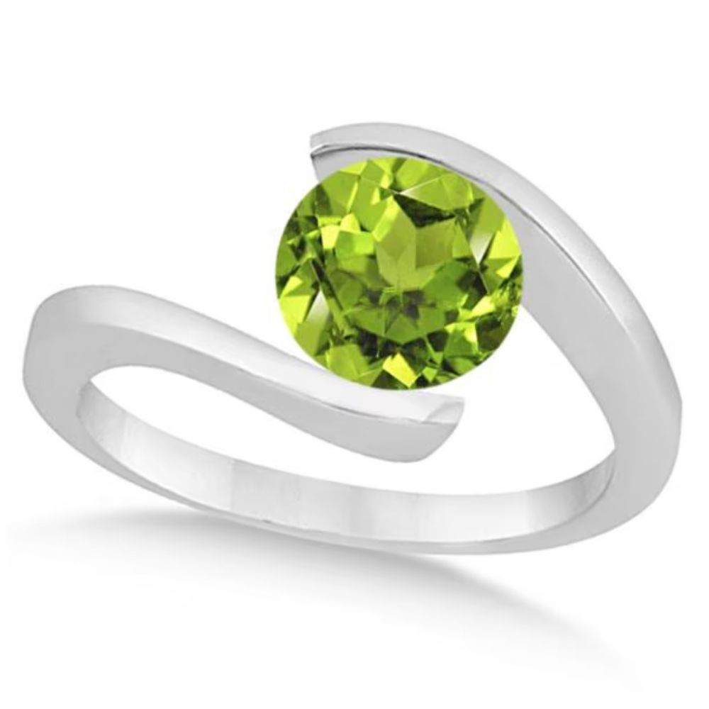 Peridot Engagement Ring