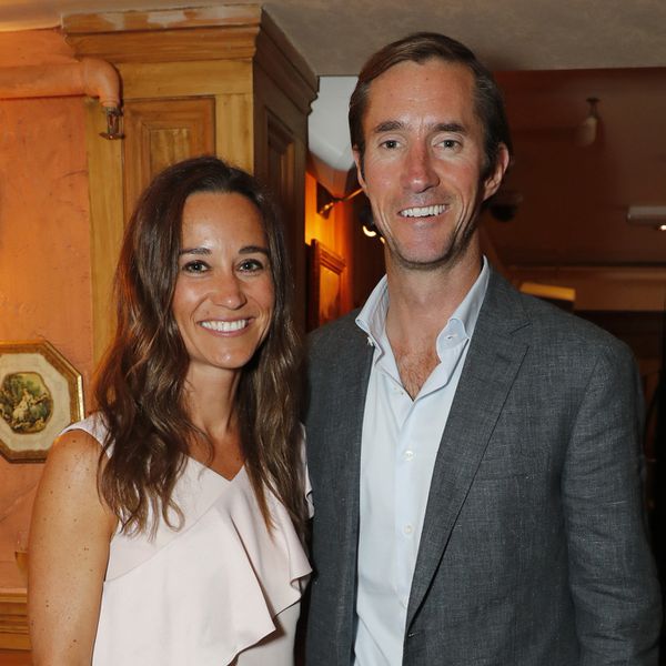 Pippa Middleton and James Matthews Smiling at the Camera