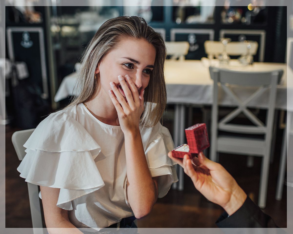 Marriage Proposal During Dinner