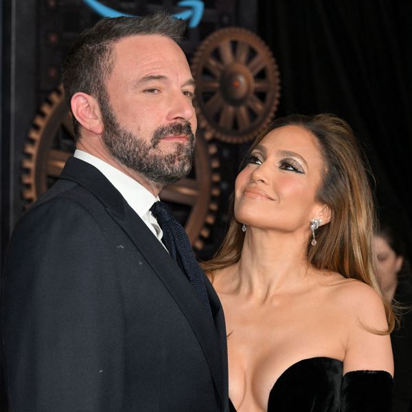 Ben Affleck and Jennifer Lopez Stand on the Red Carpet