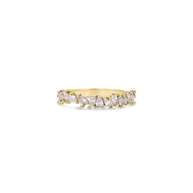 Grace Lee Petite Marquise + Pear Half Eternity Ring