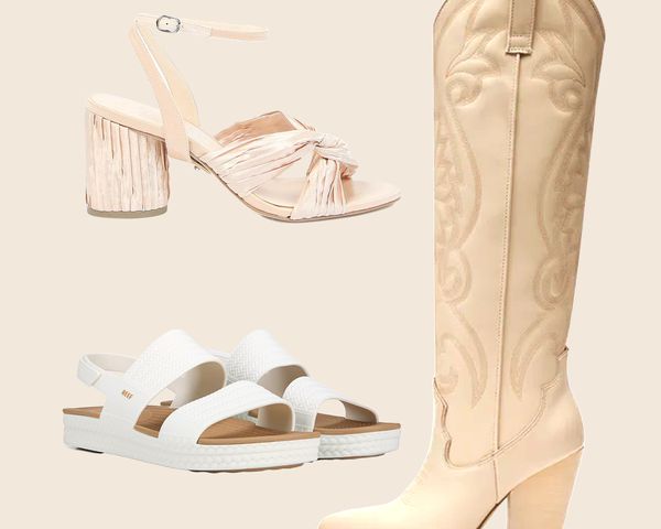 Bridal Shoes For An Outdoor Wedding