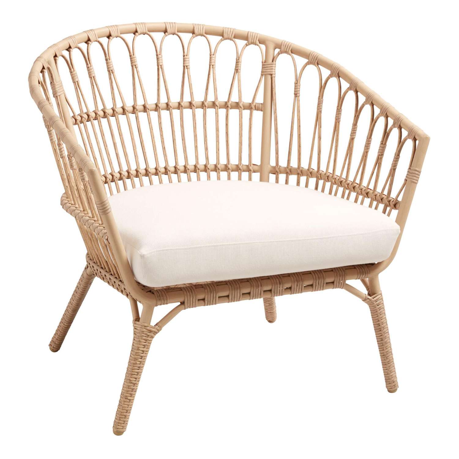 World Market Lenco All Weather Wicker Outdoor Chair