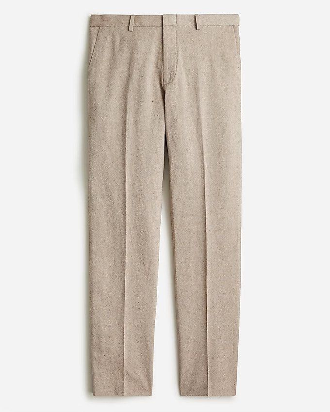 J.Crew Ludlow Slim-Fit Unstructured Suit Pant in Irish Cotton-Linen Blend