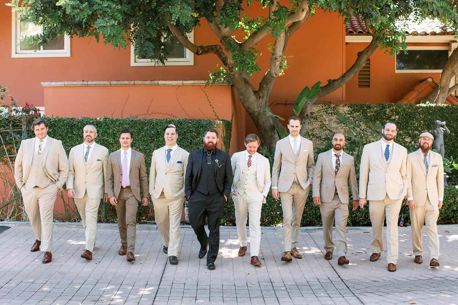 groom and groomsmen