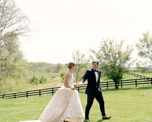 Portrait of Wedding Couple 