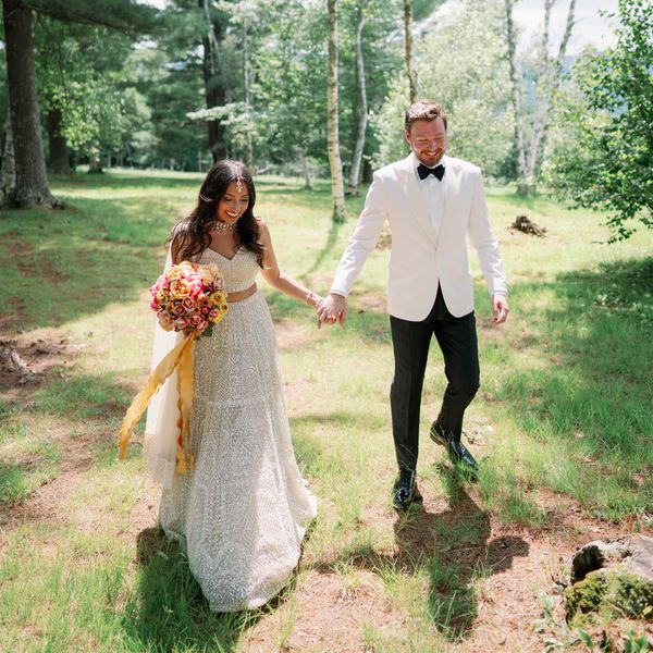 Portrait of Wedding Couple 