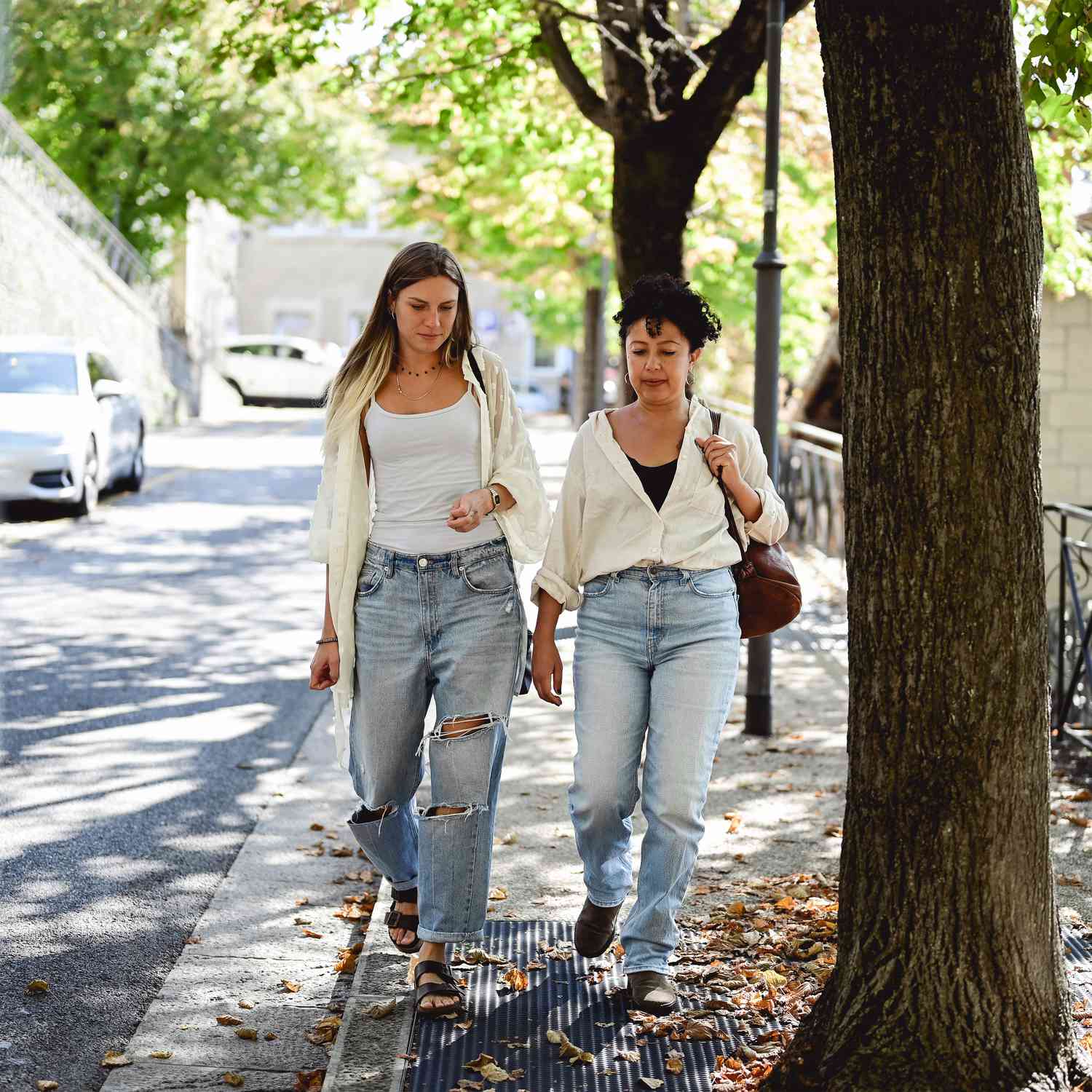 Women Walking and Talking