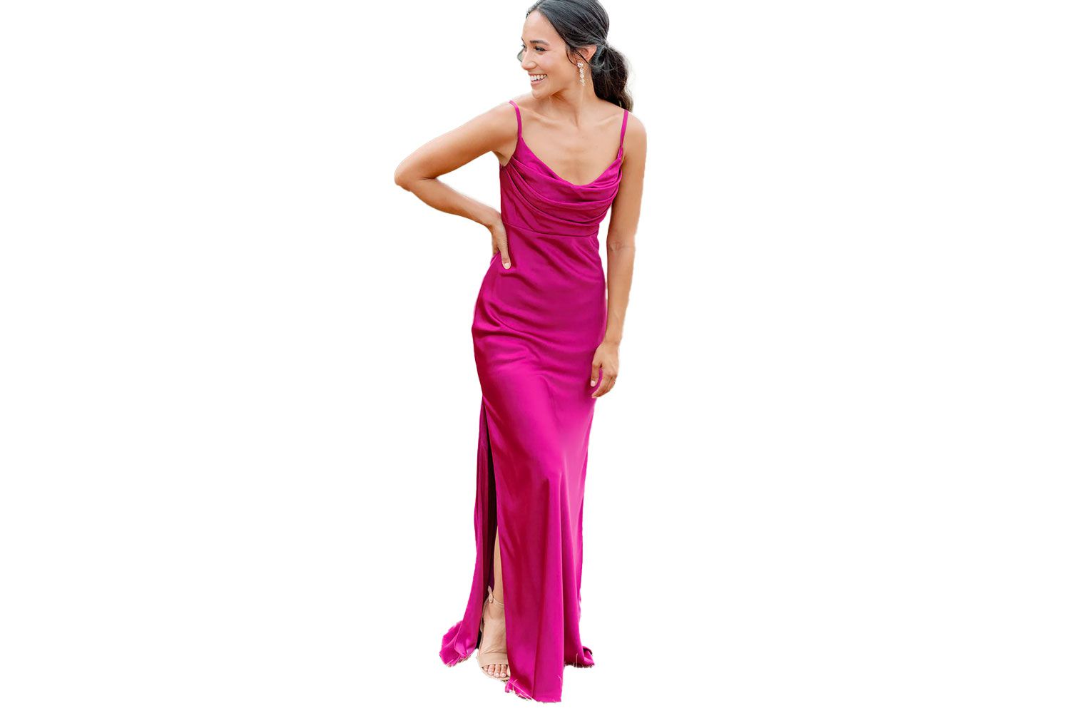 Revelry Skye Satin Dress