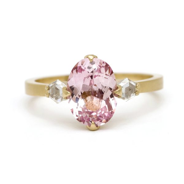 pink sapphire engagement ring