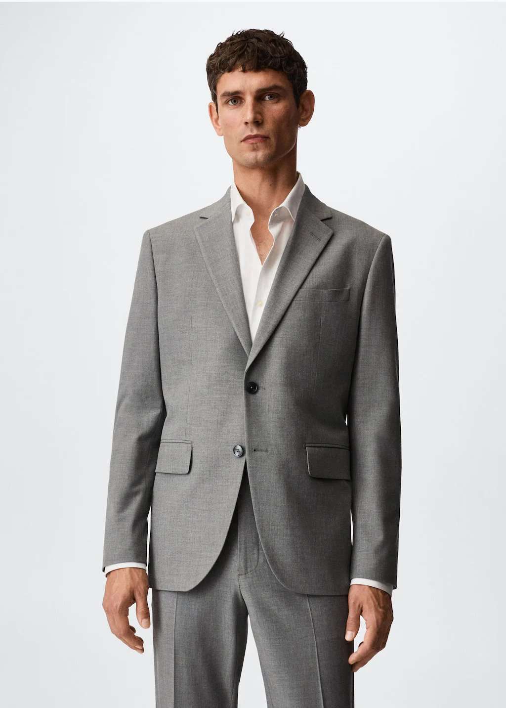 Mango Men's Slim Fit Suit Blazer