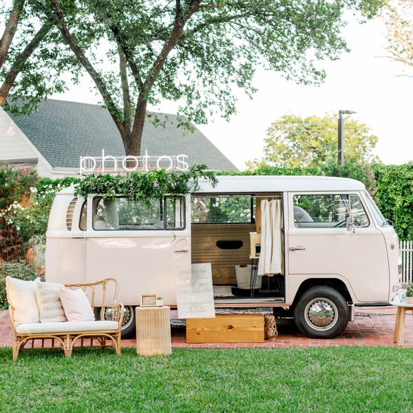 old-fashioned van photo booth