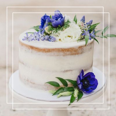 summer wedding cake