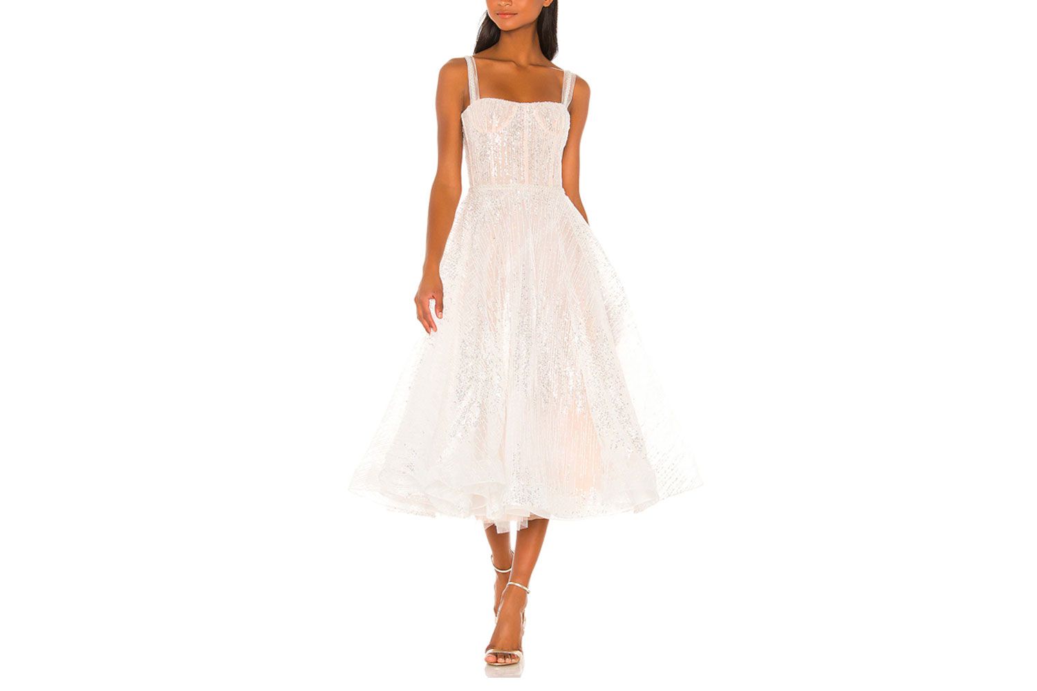 Bronx and Banco Mademoiselle Bridal Midi Dress