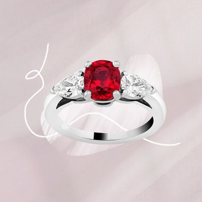 ruby engagement ring