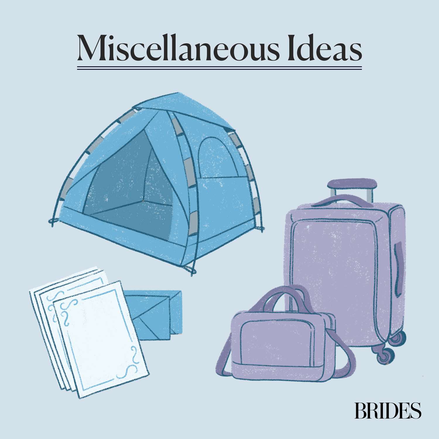 Wedding Registry Miscellaneous Ideas Illustration