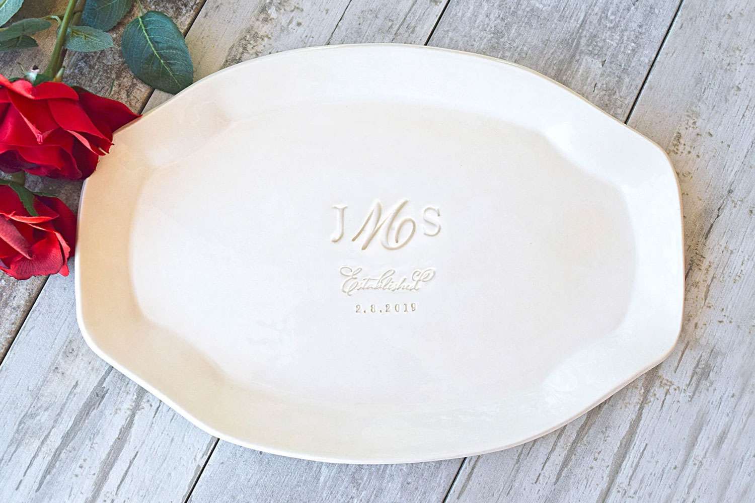 PrimaPottery Personalized Serving Platter