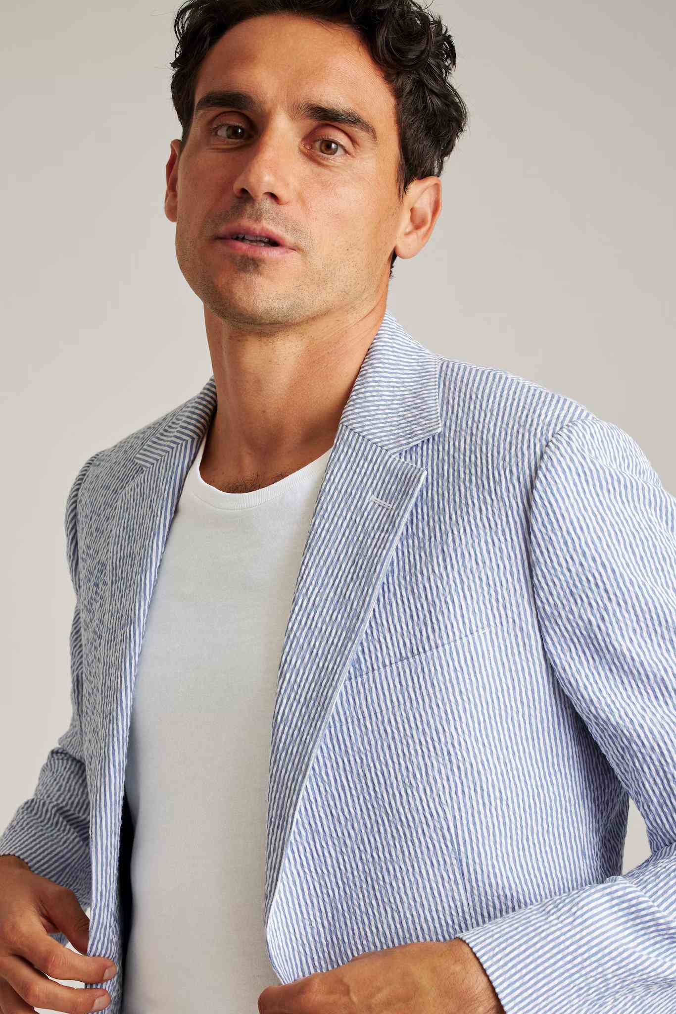 Bonobos Italian Stretch Seersucker Suit Jacket