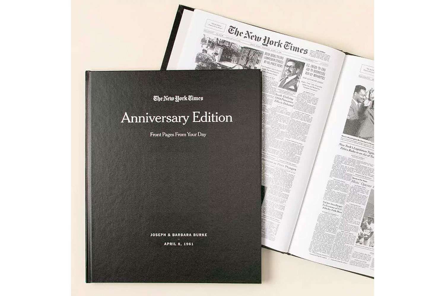 Uncommon Goods New York Times Custom Anniversary Book