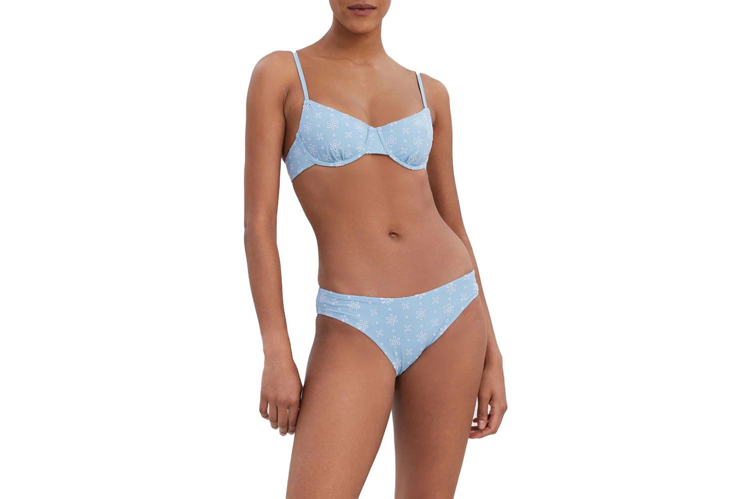 Solid &amp; Striped The Daphne Eyelet Bikini Top