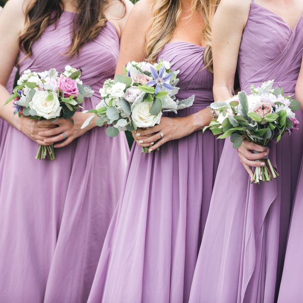 purple bridesmaid dresses