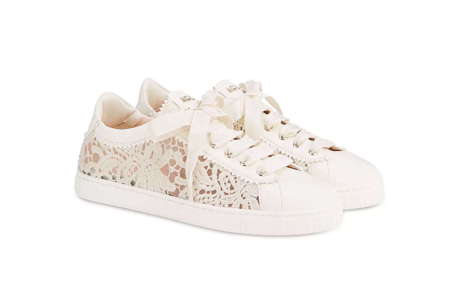 AGL Women's Sade Lace Low Top Sneakers