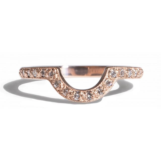 rose gold wedding band