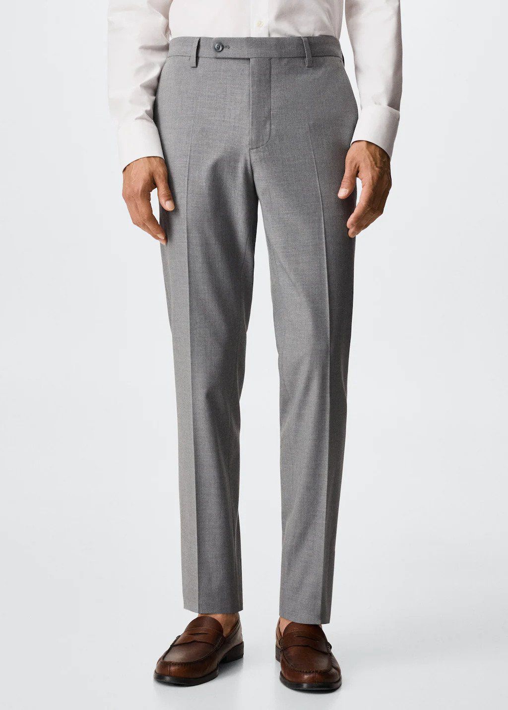 Mango Men's Slim Fit Suit Pants