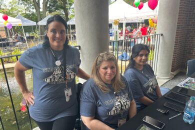 Three BCCS staff members enjoy Staff Appreciation Day