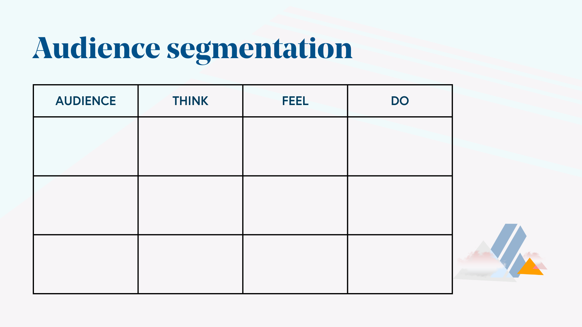 audience segmentation