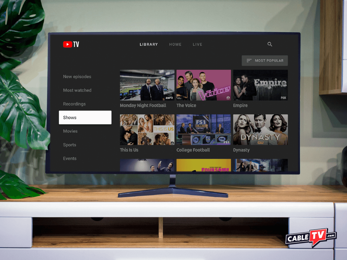 YouTube TV on smart TV