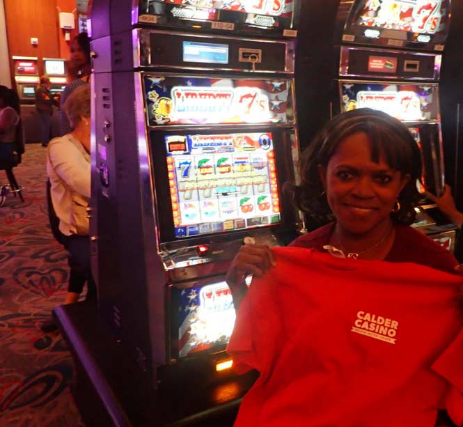 Jackpot Winner Geraldine Messam smiling