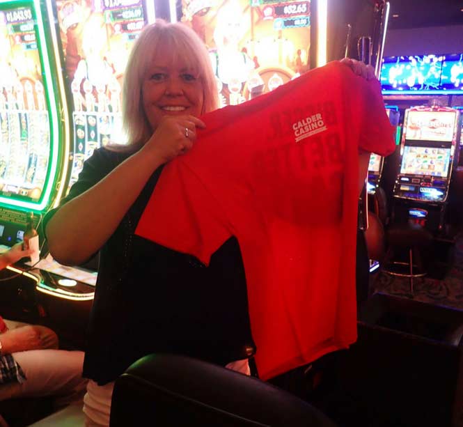 Jackpot Winner Gena C. Barthel smiling