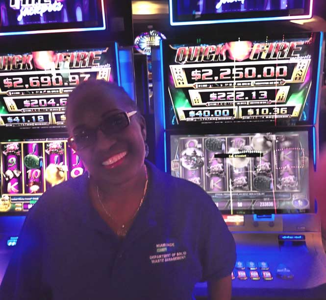 Jackpot Winner Joann Brown smiling