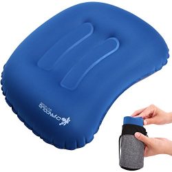 Inflatable Camping Pillow,Ultralight Inflating Travel Pillow,Compact Air Pillow Compressible for ...