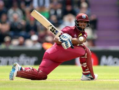 West Indies Nicholas Pooran in action