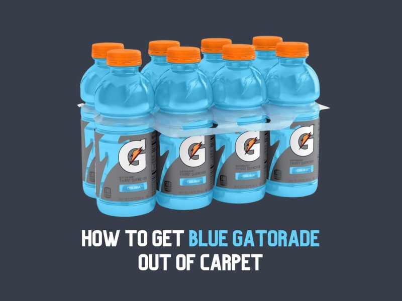 How to Get Blue Gatorade Out of Carpet