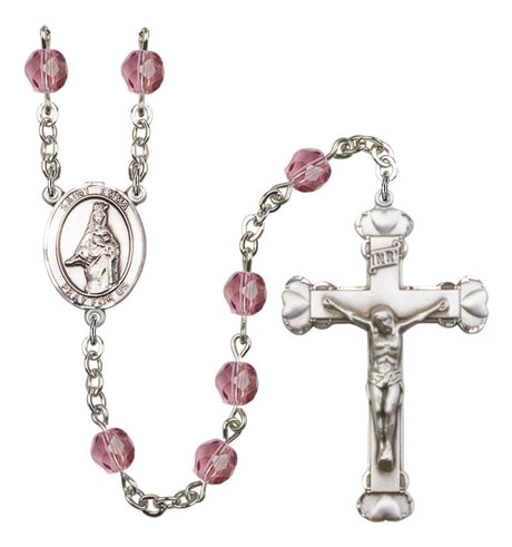 St. Emma Uffing Birthstone Rosary for Women